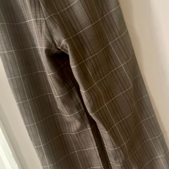 dazy β’ high waist brown plaid tartan loose wide leg pant trousers - Picture 13 of 16